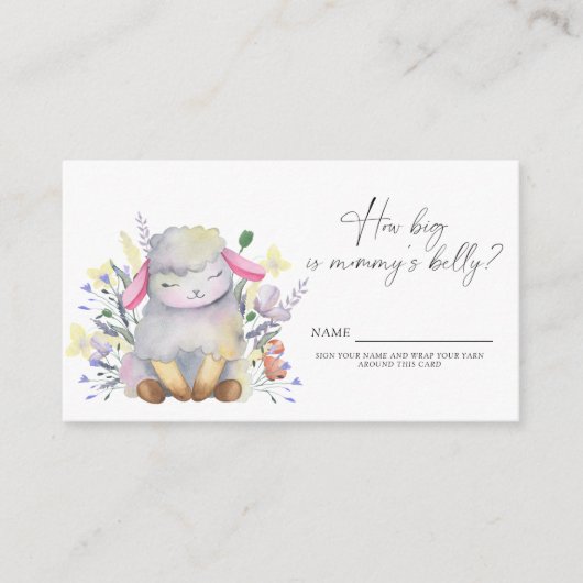 リトルラムママのベリーゲームはなんて大きいかしら エンクロージャーカード (正面)