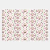 リトルラムレトロ ラッピングペーパーシート (正面)