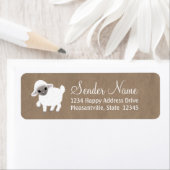 リトルラム差出人住所ラベル ラベル (インサイチュ)