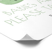 リトルラム春ベビーシャワーお気に入りテーブルポスター ポスター (角)