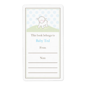 リトルラム蔵書票 ラベル