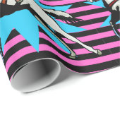 リトルランニング女性のカーボーイの馬どんな場合でも ラッピングペーパー (ロールコーナー)