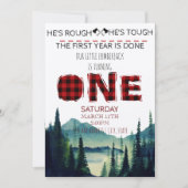 リトルランバーヤックの誕生日招待状 - バッファロープレイド 招待状 (正面)