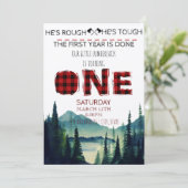 リトルランバーヤックの誕生日招待状 - バッファロープレイド 招待状 (スタンド正面)