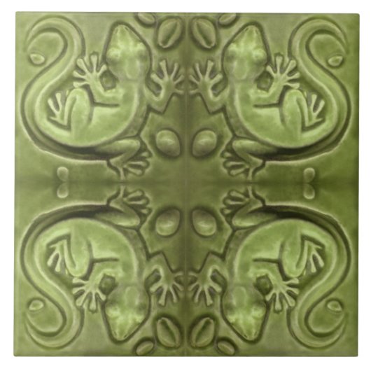 リトルリザードヴィンテージタイル タイル (正面)