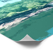 リトルリバーキャニオンナショナルリザーブアラバマ ポスター (角)