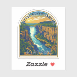 リトルリバーキャニオン – アラバマの自然美しい シール