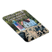 リトルリバーライトハウスカットラーメインのフォトマグネット マグネット (右側)