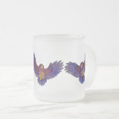 リトルルモーレックフクロウトリオ フロストグラスマグカップ (正面右)