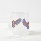 リトルルモーレックフクロウトリオ フロストグラスマグカップ (正面左)