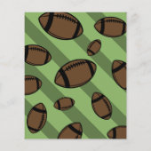 リトルルーキーサッカーバジェット誕生日招待状 (裏面)