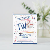 リトルルーキーベースボールバジェット2nd誕生日招待状 (スタンド正面)