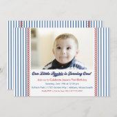 リトルルーキー1thバースデーベースボール招待状 招待状 (正面/裏面)