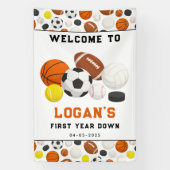 リトルルーキー スポーツ 1歳の誕生日 | オールスター 横断幕 (縦)