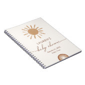 リトルレイオブサンシャインベビーシャワーゲストブック ノートブック (右側)