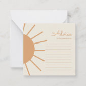 リトルレイオブサンシャインボホアドバイス ノートカード (正面)