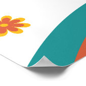 リトルレイオブサンシャインレトロベビーシャワーウェルカム ポスター (角)