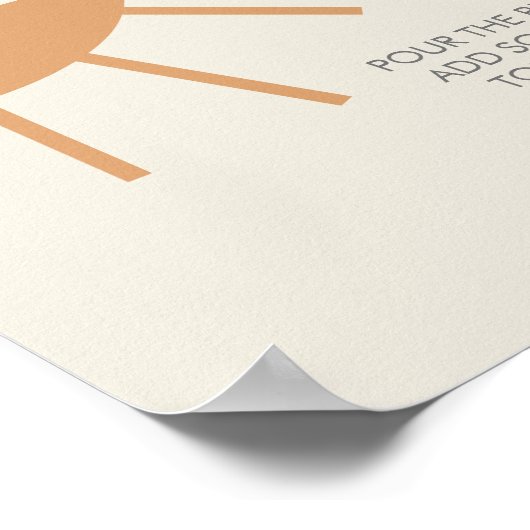 リトルレイオブサンシャインヴィンテージミモサバーポスター ポスター (角)