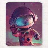 リトルレッドエイリアン マウスパッド (正面)