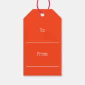 リトルレッドカークリスマスオーナメントギフトラベル ギフトタグ (裏面)