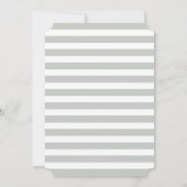 リトルレッドキツネフローラベビーシャワーの招待 招待状 (裏面)