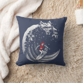 リトルレッドサーフィンフード装飾用クッション クッション (ブランケット)