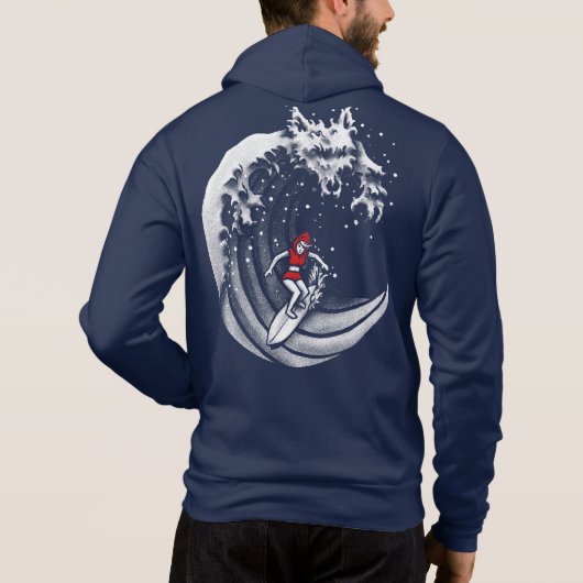 リトルレッドサーフィンフード パーカ (裏面)