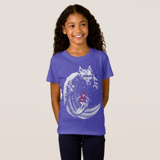 リトルレッドサーフィンフード Tシャツ (正面フル)