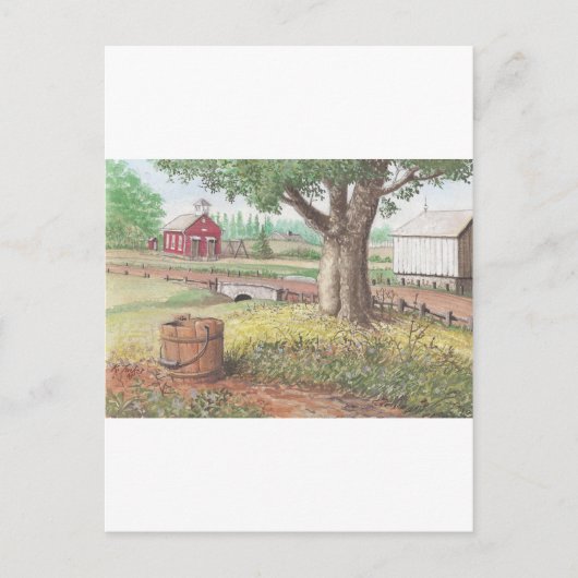 リトルレッドスクールハウス ポストカード (正面)