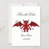 リトルレッドデビルサンダーコーブ マグネット招待状 (正面)