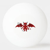 リトルレッドデビルサンダーコーブ 卓球ボール (裏面)