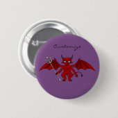 リトルレッドデビルサンダーコーブ 缶バッジ (正面&裏面)