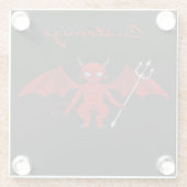 リトルレッドデビルサンダー_コーブ ガラスコースター (裏面)