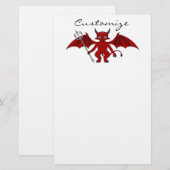 リトルレッドデビルサンダー_コーブ 便箋 (正面/裏面)