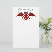 リトルレッドデビルサンダー_コーブ 便箋 (スタンド正面)