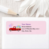 リトルレッドトラックバレンタイン住所 シール (インサイチュ)