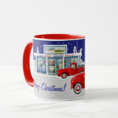 リトルレッドトラック(魚釣りタックル店) マグカップ (正面左)