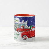 リトルレッドトラック(魚釣りタックル店) マグカップ (中央)