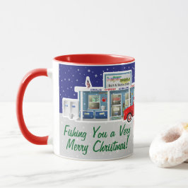 リトルレッドトラック(魚釣りタックル店) マグカップ