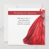 リトルレッドドレスガラチャリティーイベント 招待状 (裏面)