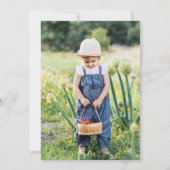 リトルレッドバーンファームバースデーパーティー 招待状 (裏面)