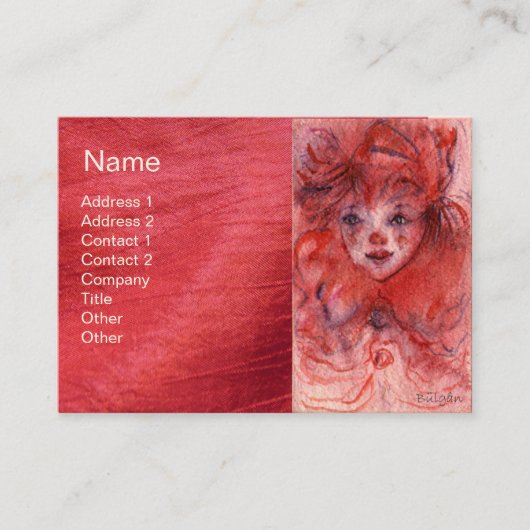 リトルレッドピエロ 名刺 (正面)