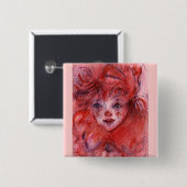 リトルレッドピエロ 缶バッジ (正面&裏面)