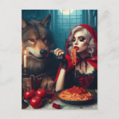 リトルレッドブロンドヘアダークファンタジー ポストカード (正面)