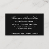 リトルレッドヘアアジアガールファンタジー名刺 名刺 (裏面)