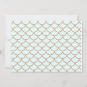 リトルレッドヘッドマーメイド誕生日招待状 招待状 (裏面)