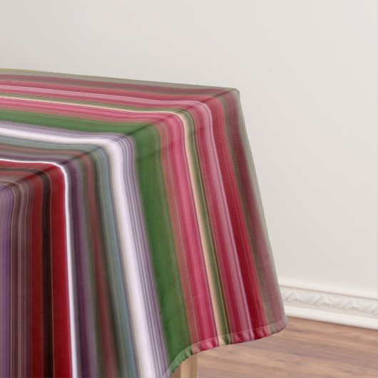 リトルレッドベリーレッド&グリーンストライプ テーブルクロス (インサイチュ)