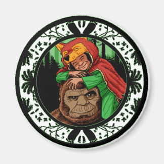 リトルレッドマイティニッツビフットサスカッチダディ マグネット