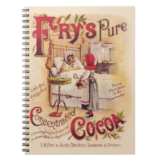 リトルレッドライディングココア ノートブック (正面)