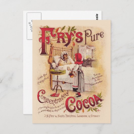 リトルレッドライディングココア ポストカード (正面/裏面)